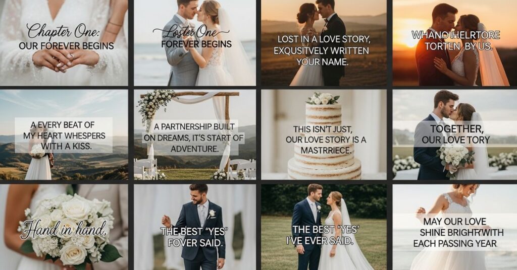 Wedding Captions for Instagram for Couple