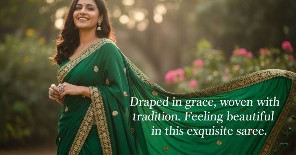 Saree Captions for Instagram in English