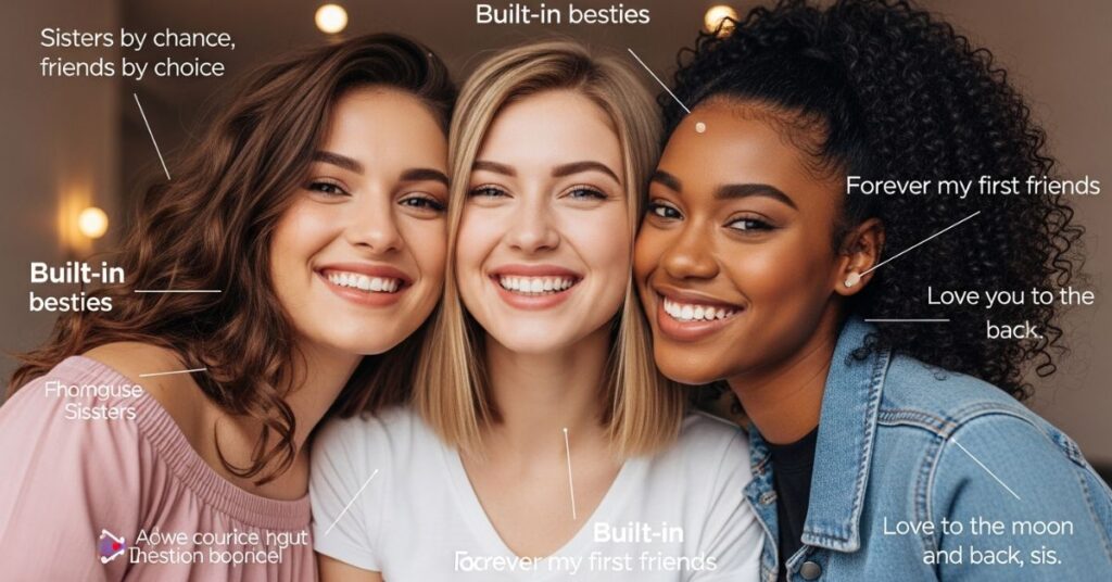 Sisters Captions for Instagram