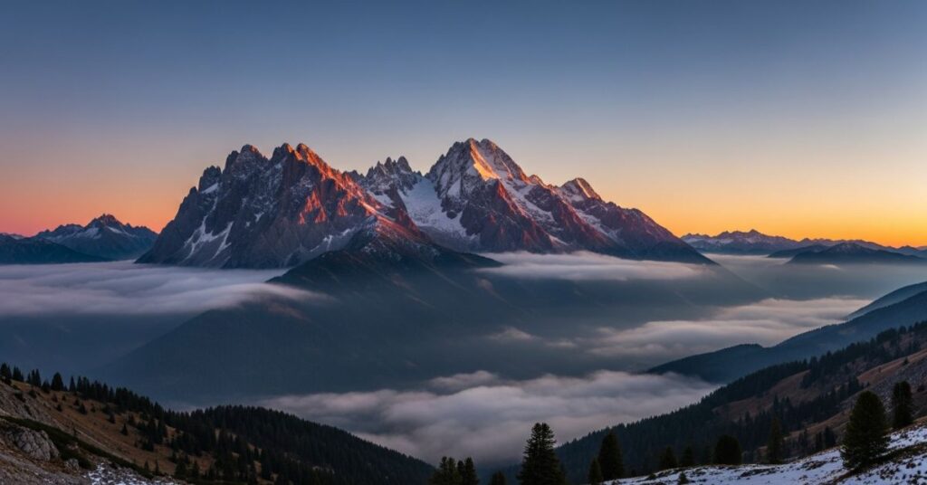 Unique Captions for Mountains