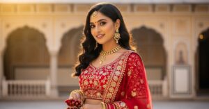 Traditional Look Captions For Instagram For Girl