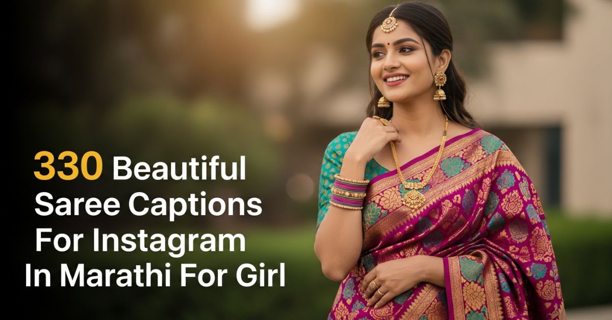 Captions for Saree in English