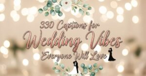 Captions for Wedding Vibes