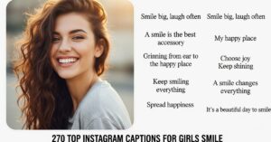 Instagram Captions for Girls Smile