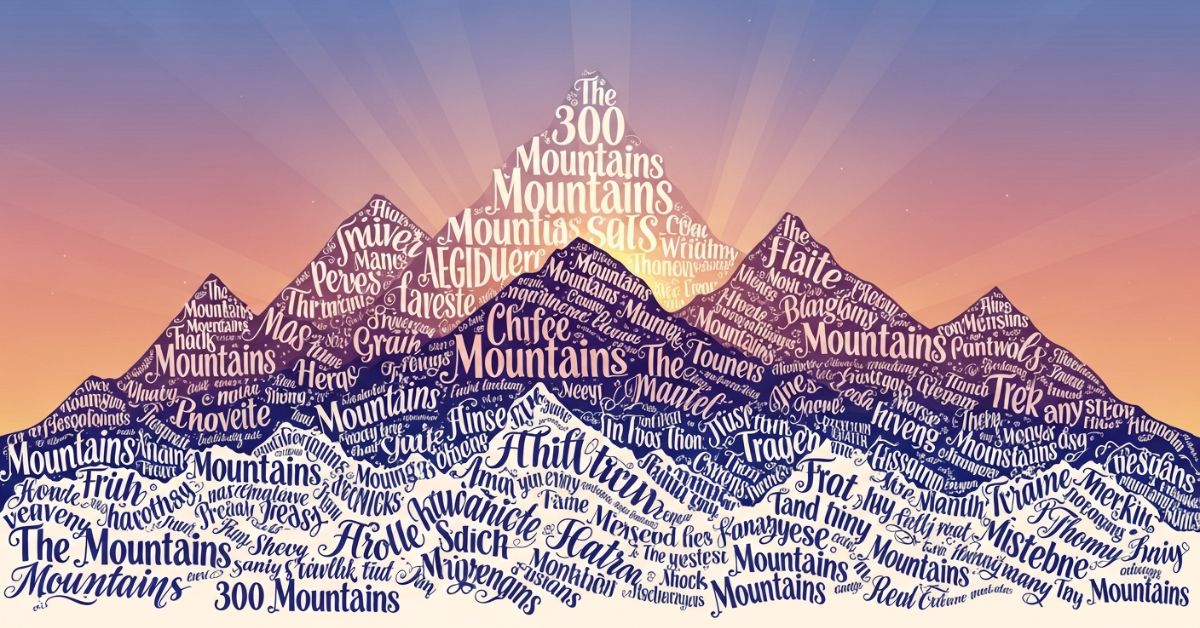 Captions for Mountains