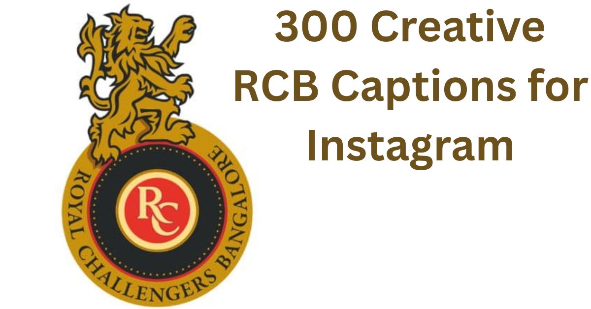 RCB Captions for Instagram
