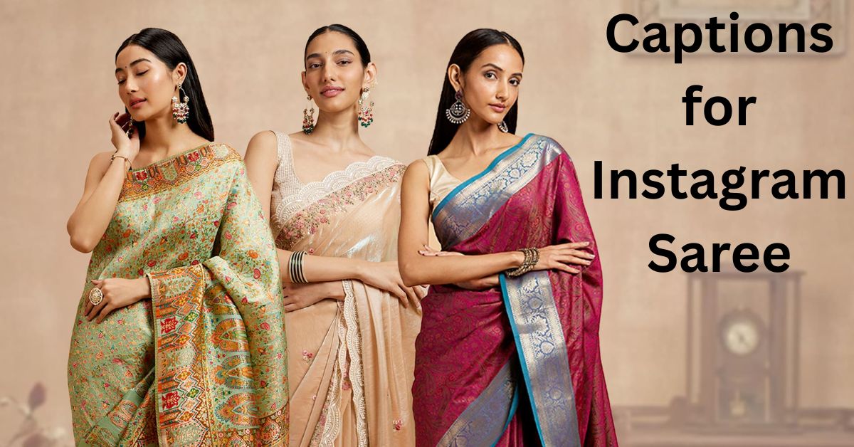 Captions for Instagram Saree