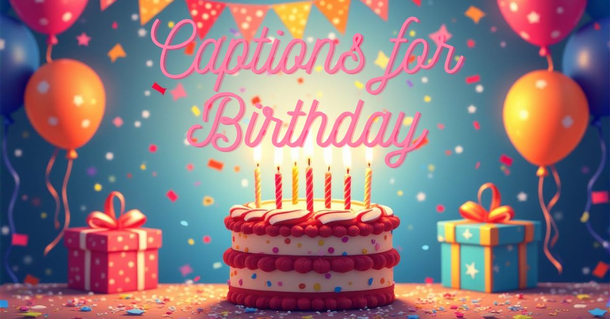 Captions for Birthday
